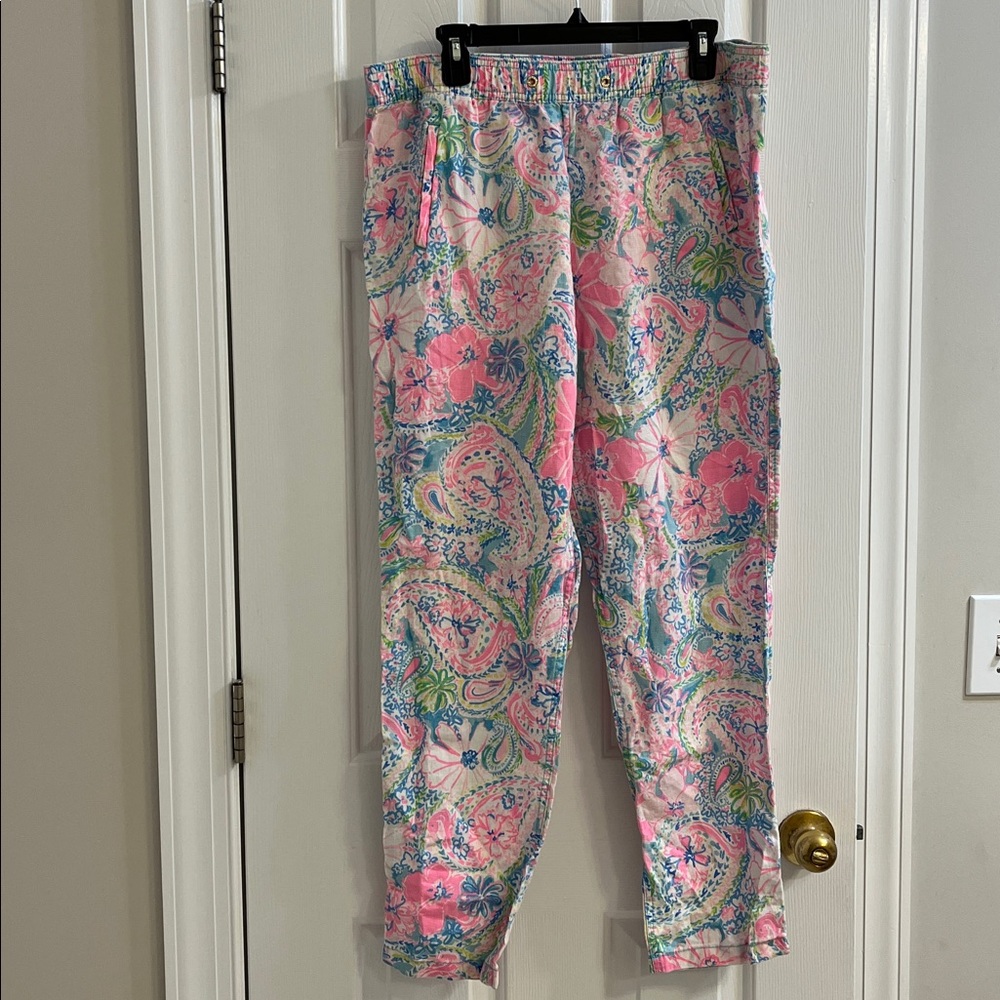 Lily Pulitzer Mid rise linen pants